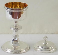 English sterling silver Ciborium